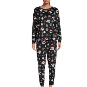 Nightmare Before Christmas Women's Top and Pants Pajama Set L